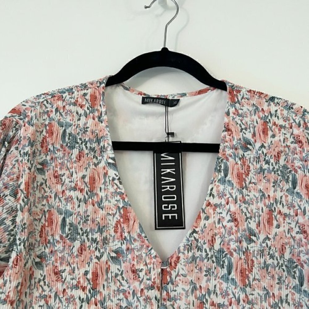Mikarose Emory Dress in Peach Amber Retro Size XL NWT - Picture 4 of 9